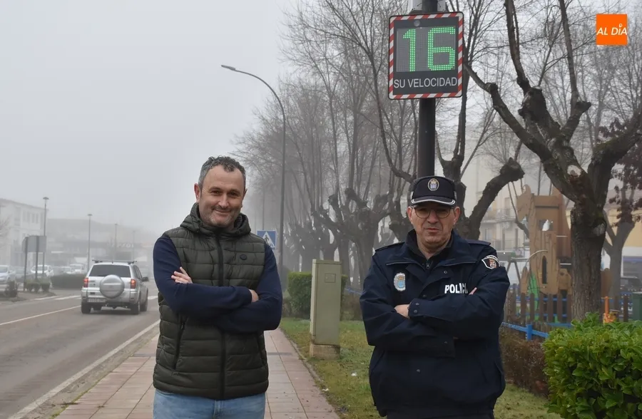 Foto 9 - Instalado un radar &lsquo;pedag&oacute;gico&rsquo; en la Avenida de Salamanca