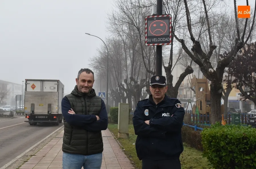 Foto 10 - Instalado un radar &lsquo;pedag&oacute;gico&rsquo; en la Avenida de Salamanca
