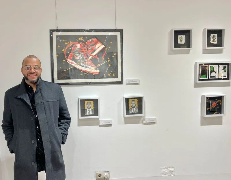 Exposición 'Un Nuevo Punto y Sigo' de Judamogu, en El Tormes. Foto El Tormes