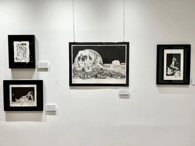 Exposición 'Un Nuevo Punto y Sigo' de Judamogu, en El Tormes. Foto El Tormes