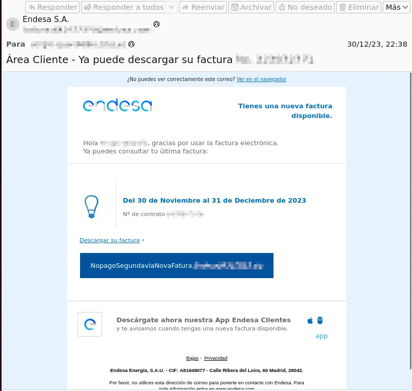 Foto 2 - La Guardia Civil alerta de una nueva estafa por e-mail