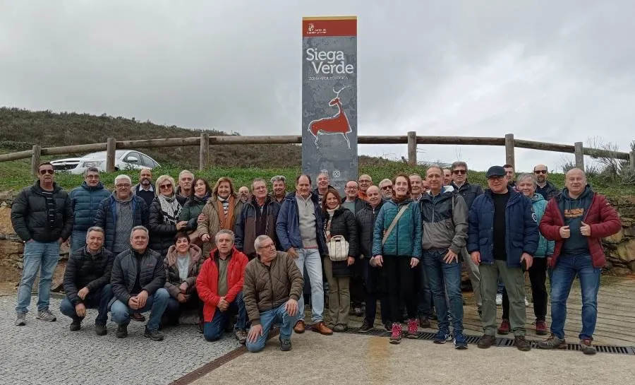 Foto 4 - Antiguos trabajadores de Telef&oacute;nica visitan Ciudad Rodrigo y Siega Verde