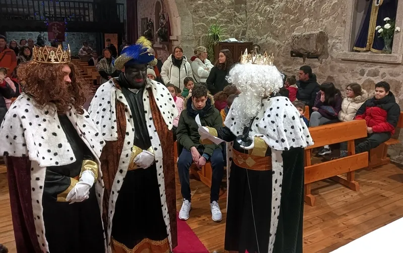 Visita de los Reyes Magos al pueblo de Boada