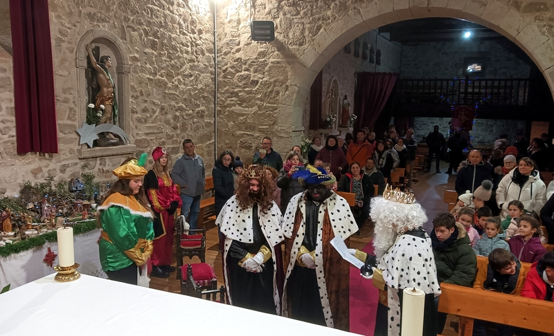 Visita de los Reyes Magos al pueblo de Boada