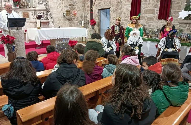 Visita de los Reyes Magos al pueblo de Boada