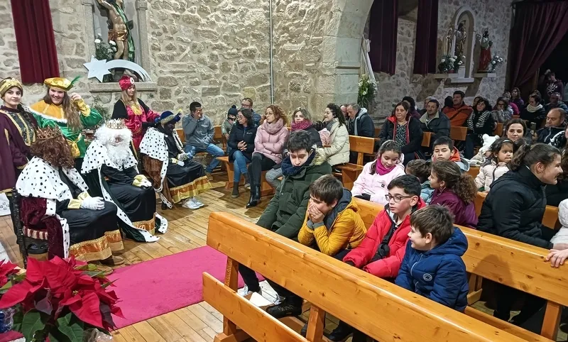 Visita de los Reyes Magos al pueblo de Boada