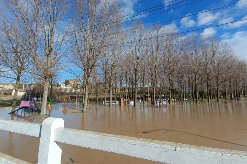 La borrasca Irene deja rastro y actuaciones en Peñaranda y comarca