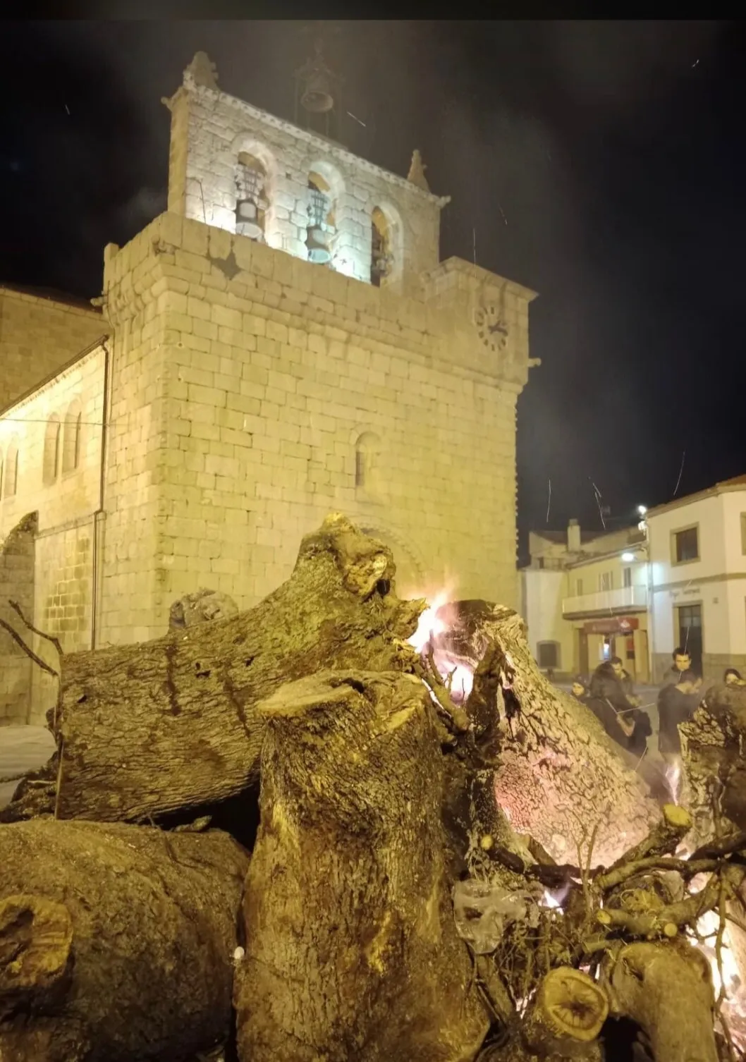 Foto 6 - Villavieja despide el a&ntilde;o con la hoguera de quintos