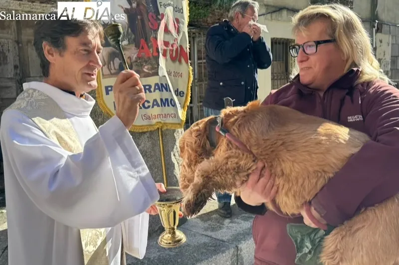 Peñaranda bendecía sus mascotas por San Antón