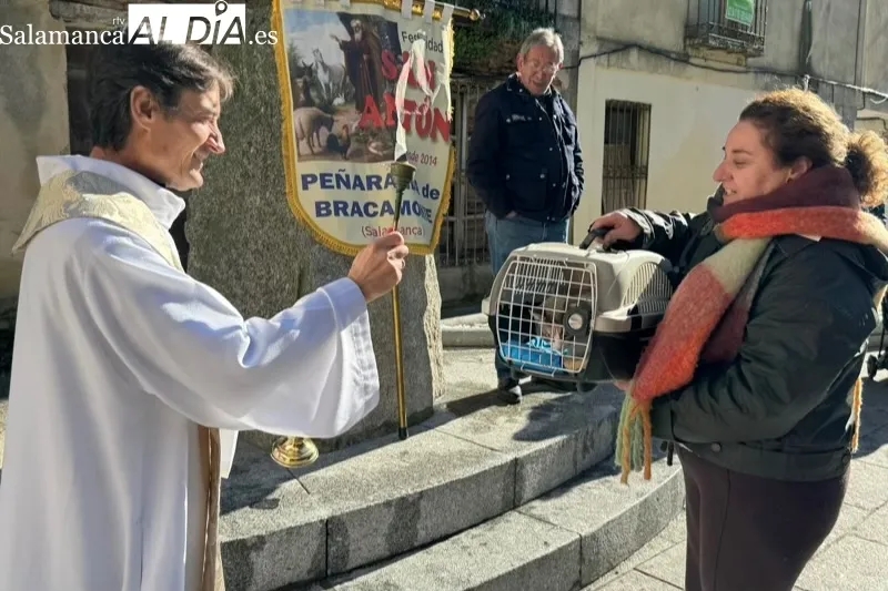 Peñaranda bendecía sus mascotas por San Antón
