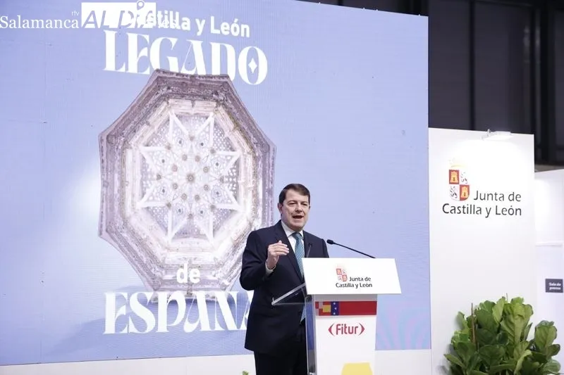 El presidente de la Junta de Castilla y León, Alfonso Fernández Mañueco, visita la 44ª edición de la Feria Internacional de Turismo, FITUR. Foto de David Sañudo