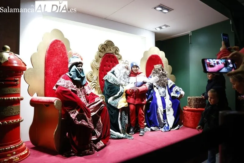 Los Reyes Magos en El Corte Inglés. Fotos: David Sañudo.