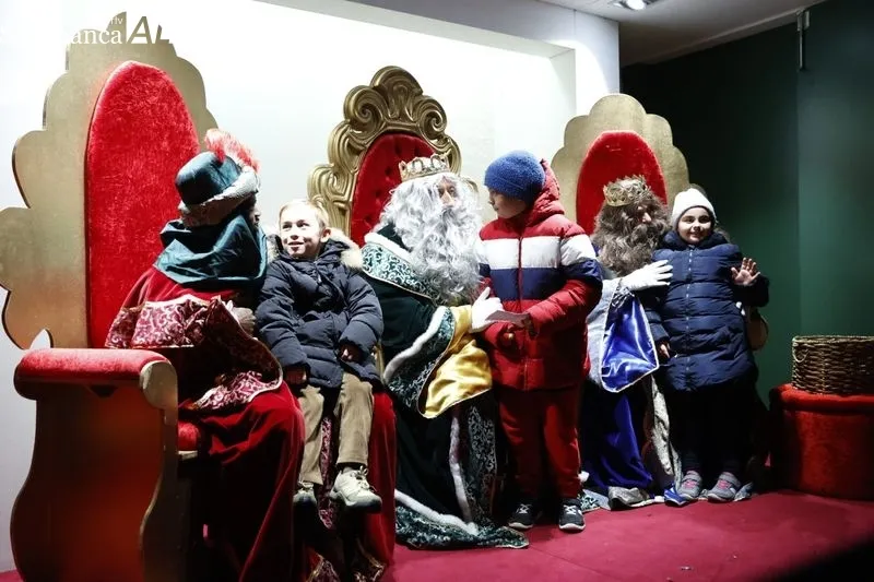 Los Reyes Magos en El Corte Inglés. Fotos: David Sañudo.