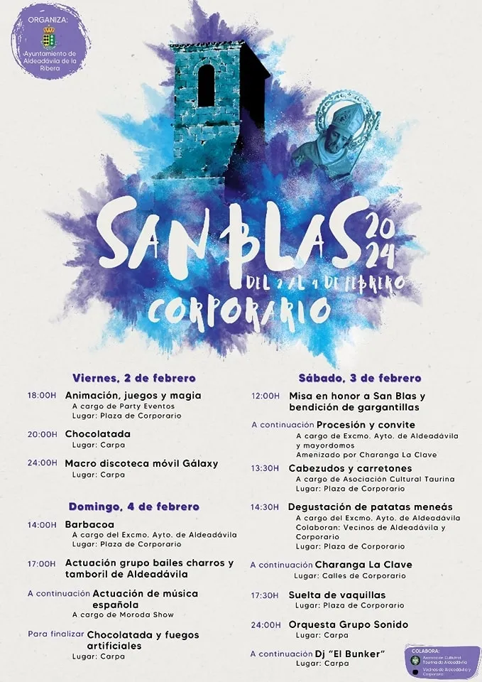 Foto 2 - M&uacute;sica, degustaciones y vaquillas en Corporario para honrar a San Blas