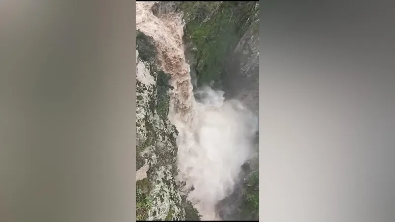 Cachón del Camaces en el puerto de La Molinera en Hinojosa de Duero, entre Lumbrales y Saucelle