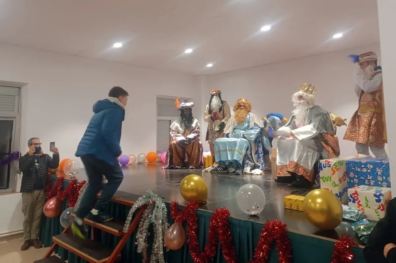 Visita de los Reyes Magos a Vilvestre