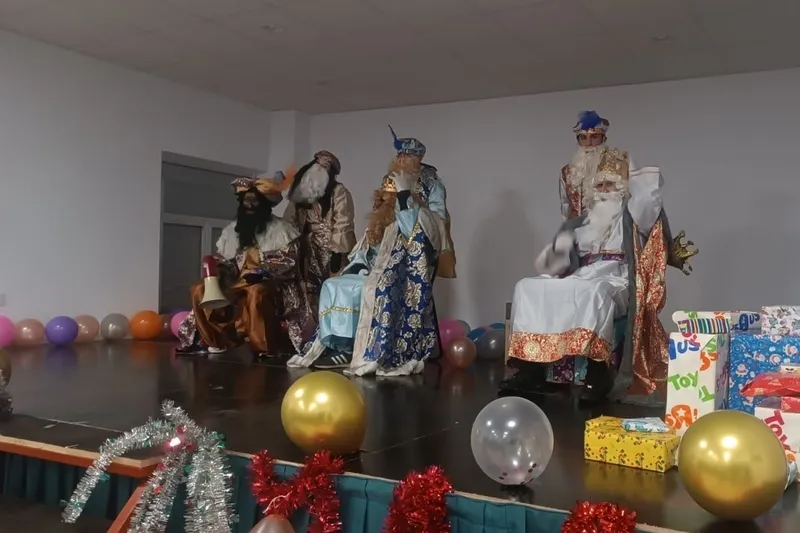 Visita de los Reyes Magos a Vilvestre