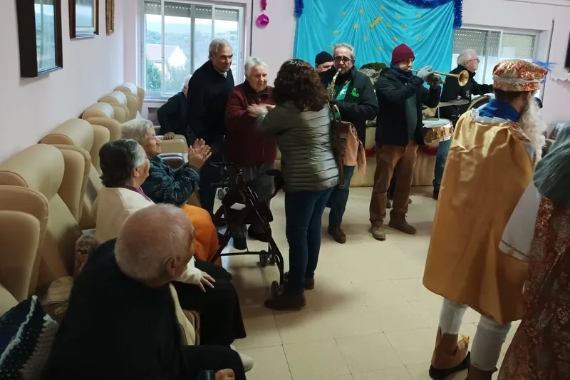 Visita de los Reyes Magos a Vilvestre
