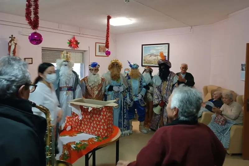 Visita de los Reyes Magos a Vilvestre