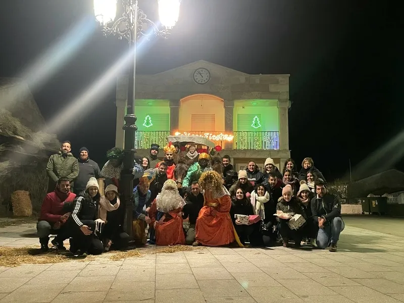Foto 3 - Bel&eacute;n viviente en Valderrrodrigo para recibir a los Reyes Magos