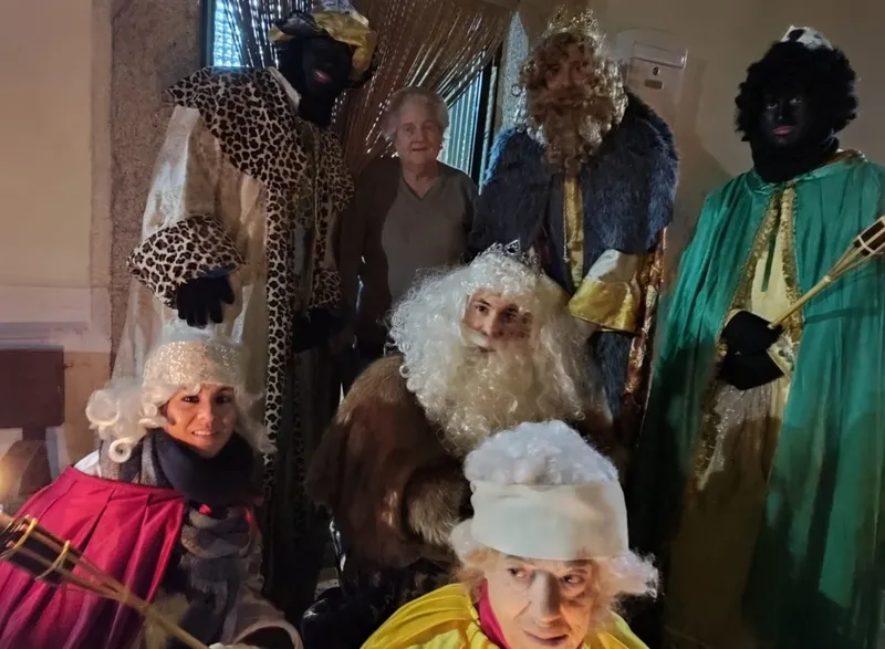 Visita de los Reyes Magos a Sobradillo
