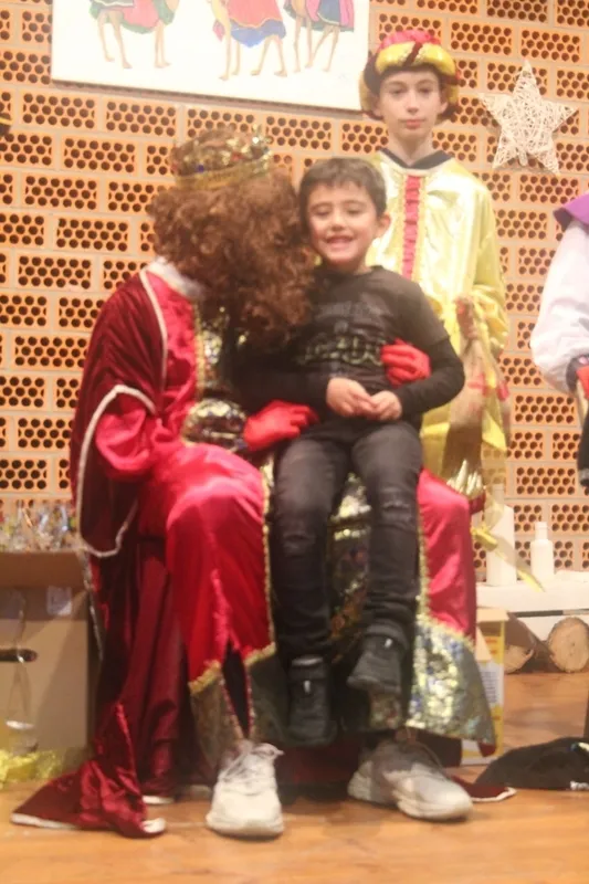 Visita de los Reyes Magos y actuación de los niños en El Cubo de Don Sancho