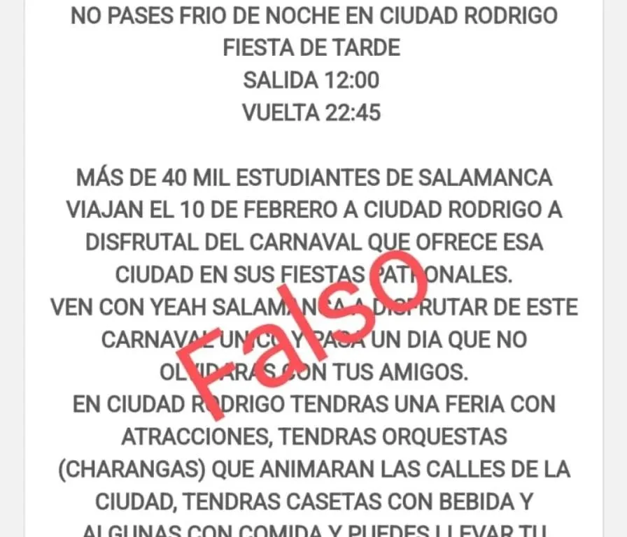 Foto 2 - Venden viajes al Carnaval con supuestas &lsquo;entradas exclusivas&rsquo; a &lsquo;Fiestas privadas en pe&ntilde;as&rsquo;