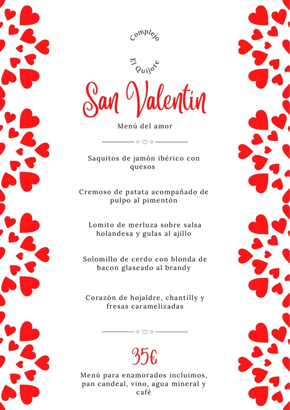 Foto 2 - El Complejo El Quijote invita a los enamorados a celebrar 'el Amor' en Vitigudino con una cena muy especial   