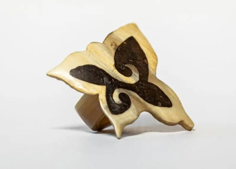 Anillo de madera de encina