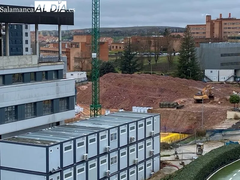 Así avanzan las obras del futuro edificio de consultas | FOTOS: Vanesa Martins 