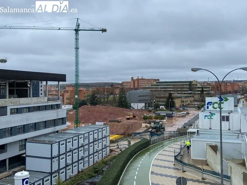 Así avanzan las obras del futuro edificio de consultas | FOTOS: Vanesa Martins 