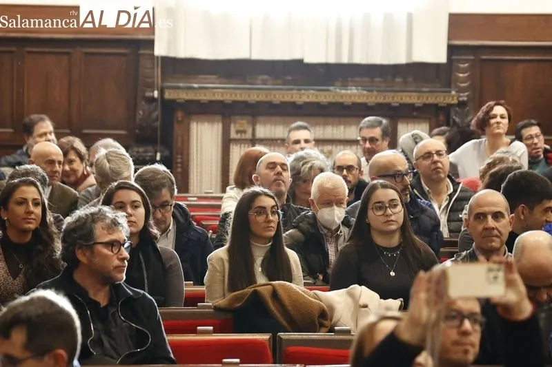 Sesión constituyente del Claustro de la Universidad de Salamanca. Foto de David Sañudo