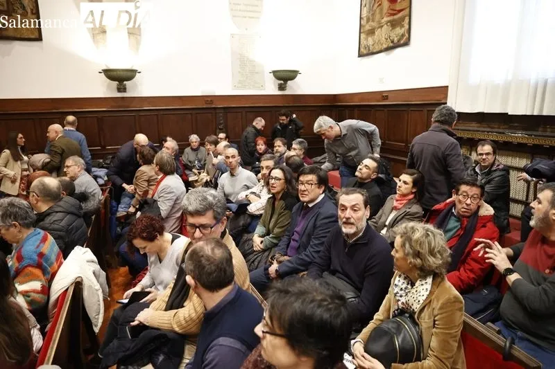 Sesión constituyente del Claustro de la Universidad de Salamanca. Foto de David Sañudo