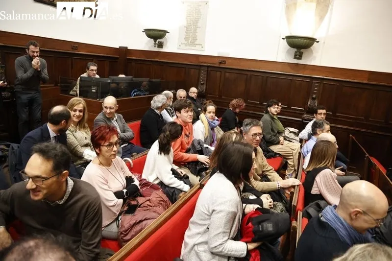 Sesión constituyente del Claustro de la Universidad de Salamanca. Foto de David Sañudo
