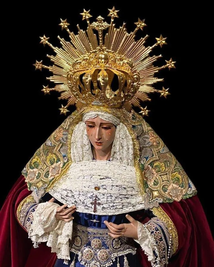 La Virgen de la Esperanza. | Fotos: Hermandad Dominicana