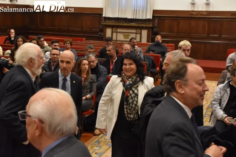 Inauguración de los LII Cursos de Especialización en Derecho en el Paraninfo de la Universidad de Salamanca. Fotos. Vanesa Martins