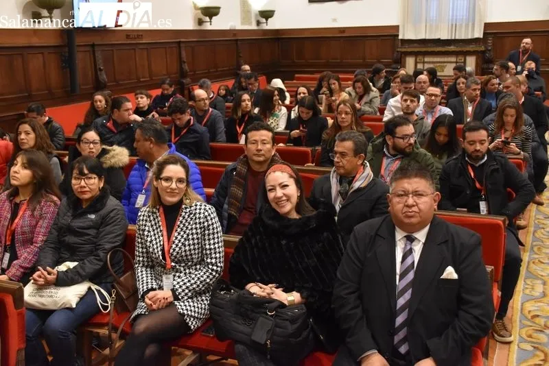 Inauguración de los LII Cursos de Especialización en Derecho en el Paraninfo de la Universidad de Salamanca. Fotos. Vanesa Martins
