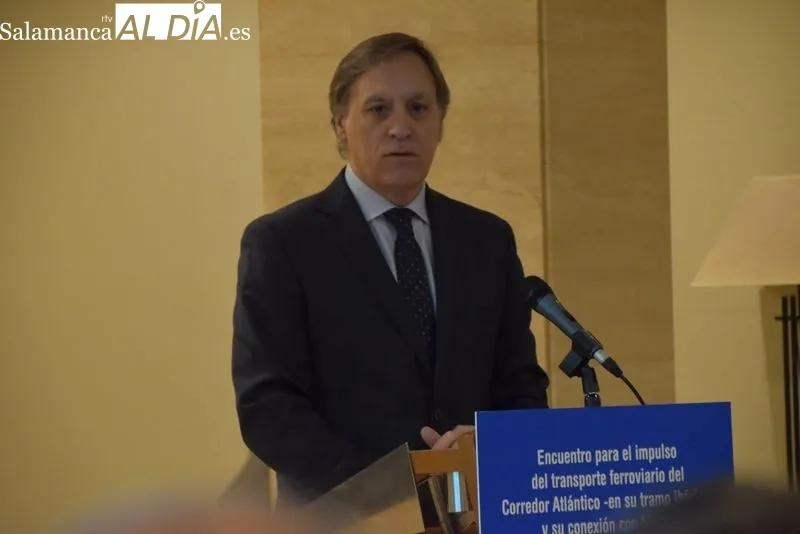 Instituciones salmantinas y portuguesas reivindican el Corredor Atlántico ferroviario | FOTOS: Vanesa Martins 