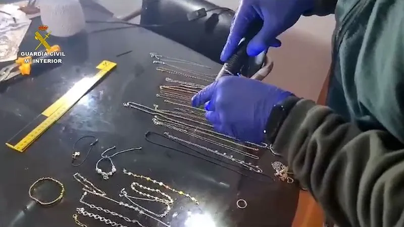 Operación 'Volcado' de la Guardia Civil. Foto de la Guardia Civil