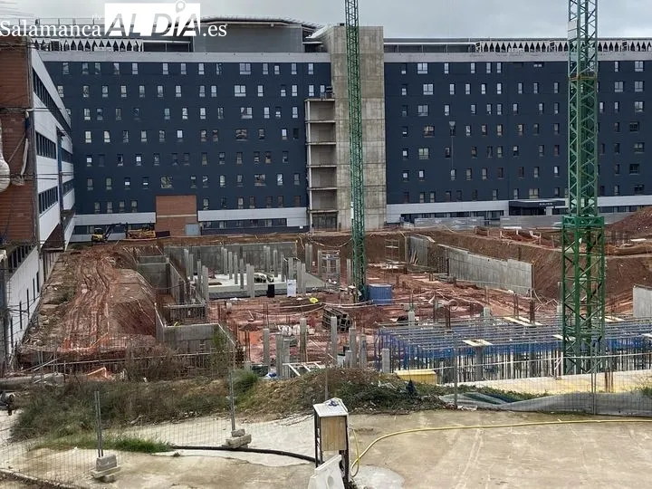 Así avanzan las obras del futuro edificio de consultas: dos nuevos bloques conectados con el esto de edificios del Complejo | FOTO: Vanesa Martins
