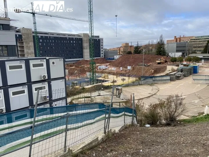 Así avanzan las obras del futuro edificio de consultas: dos nuevos bloques conectados con el esto de edificios del Complejo | FOTO: Vanesa Martins