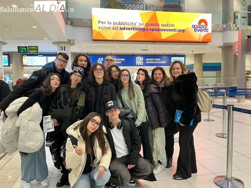 El IES Campo Charro hace de anfitrión para alumnos italianos en un nuevo proyecto Erasmus 