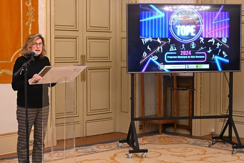 Presentación de la nueva edición de ‘Salamanca a Tope’ en el Ayuntamiento de Salamanca.