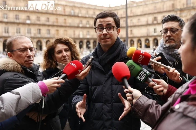 El portavoz del Grupo Municipal Socialista en el Ayuntamiento de Salamanca, José Luis Mateos. Fotos: David Sañudo.