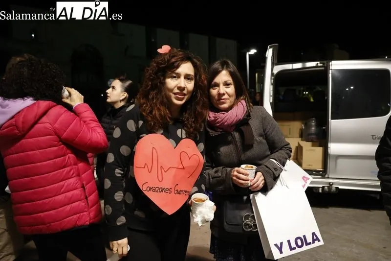 La chocolatada ha cerrado las actividades de la Asociación Corazones Guerreros por el Día Internacional de las Cardiopatías Congénitas. Fotos: David Sañudo