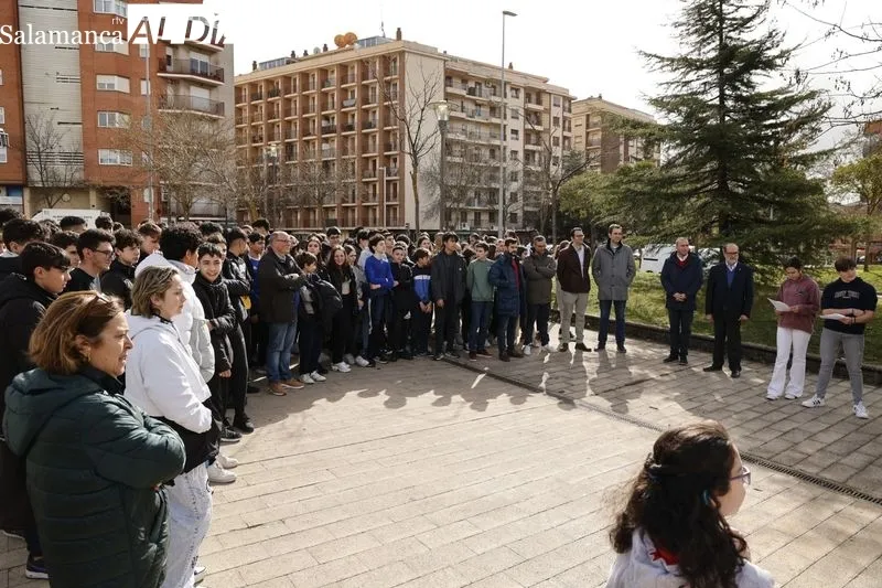 Homenaje a Don Bosco organizado por el Colegio Salesianos María Auxiliadora | FOTOS: David Sañudo 