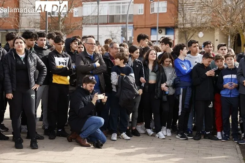 Homenaje a Don Bosco organizado por el Colegio Salesianos María Auxiliadora | FOTOS: David Sañudo 