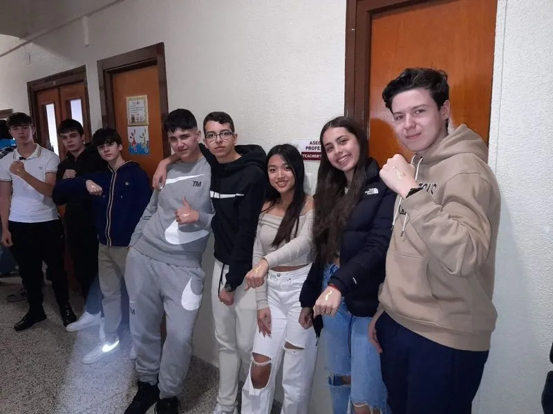 Foto 6 - Actividades en el colegio San Juan Bosco de Salamanca por el D&iacute;a Internacional del C&aacute;ncer Infantil