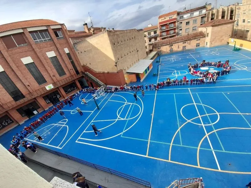 Foto 5 - Actividades en el colegio San Juan Bosco de Salamanca por el D&iacute;a Internacional del C&aacute;ncer Infantil