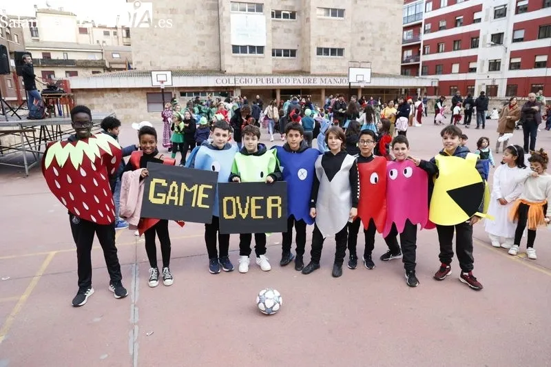 Fiesta de Carnaval en el colegio Padre Manjón. Fotos: David Sañudo